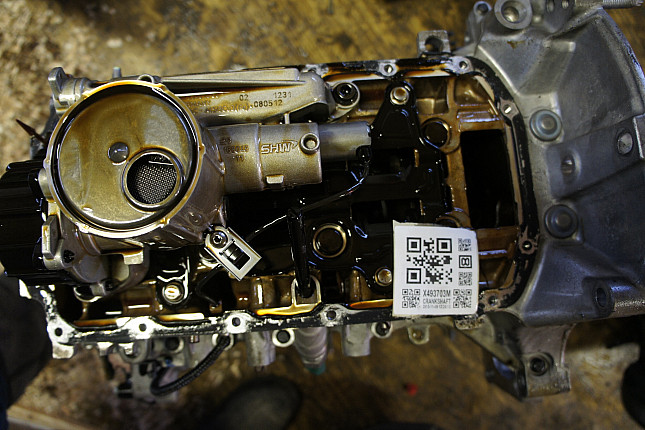 Фотография блока двигателя без поддона (коленвала) Peugeot EP6