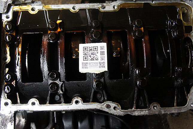 Фотография блока двигателя без поддона (коленвала) OPEL Z22SE