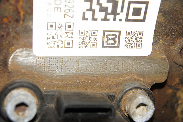 Номер двигателя и фотография площадки Audi ABK