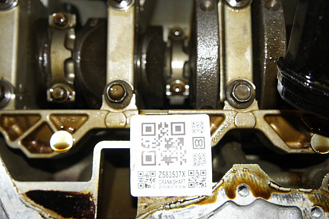 Фотография блока двигателя без поддона (коленвала) Mazda LF17