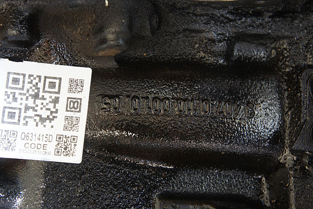 Номер двигателя и фотография площадки VW AUH