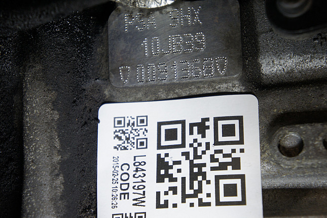 Номер двигателя и фотография площадки CITROËN 9HX + МКПП