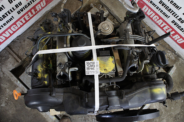 Фотография контрактного двигателя сверху Audi BDG