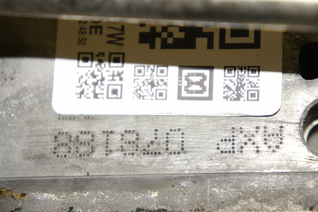 Номер двигателя и фотография площадки VW AXP