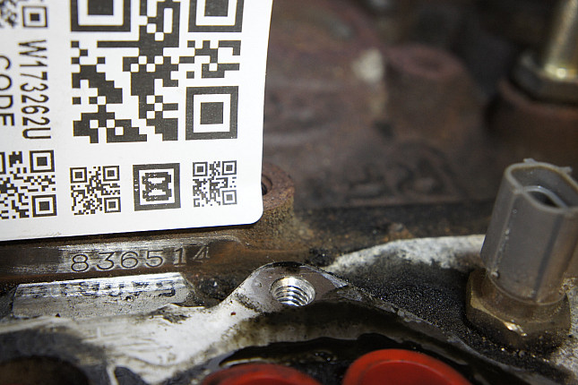 Номер двигателя и фотография площадки Mazda RF5C