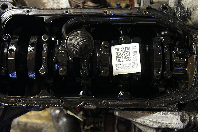 Фотография блока двигателя без поддона (коленвала) Opel 17 D