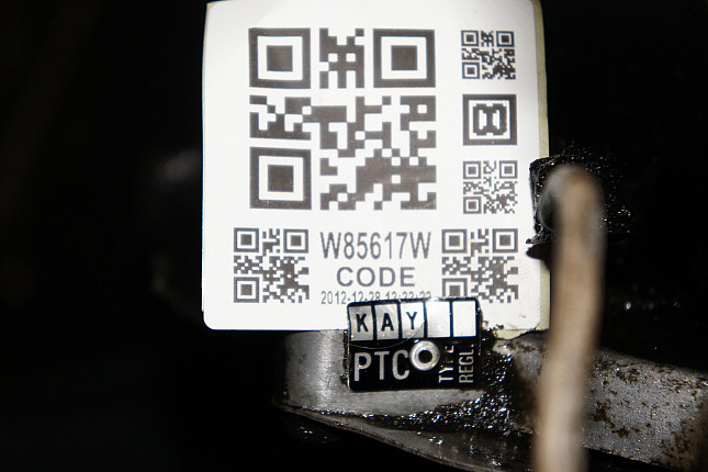 Номер двигателя и фотография площадки CITROËN 150C