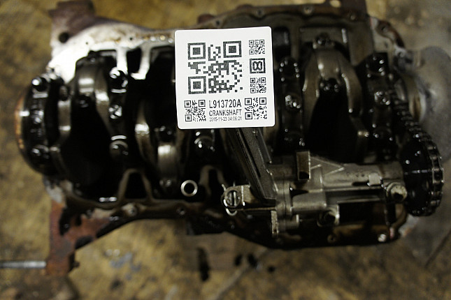 Фотография блока двигателя без поддона (коленвала) Renault K9K G 832