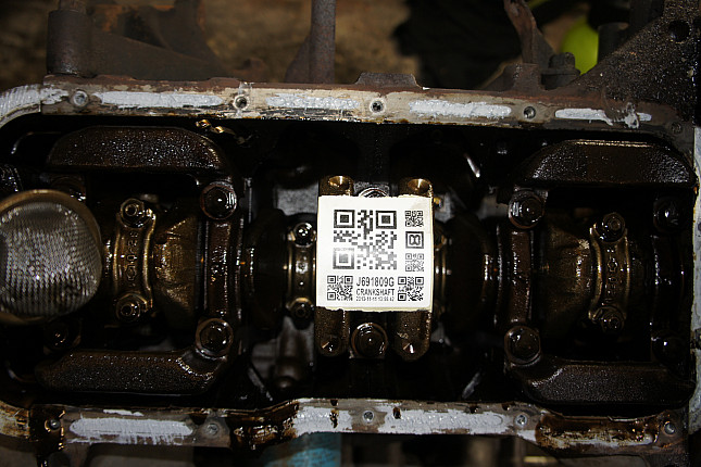 Фотография блока двигателя без поддона (коленвала) NISSAN GA16DE