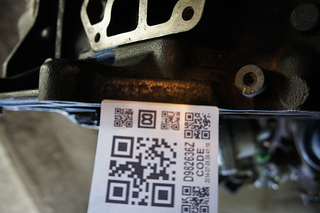 Номер двигателя и фотография площадки VW BXE
