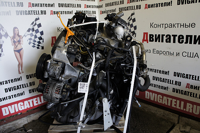 Двигатель вид с боку VW BJM
