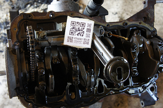 Фотография блока двигателя без поддона (коленвала) Renault K9K 832
