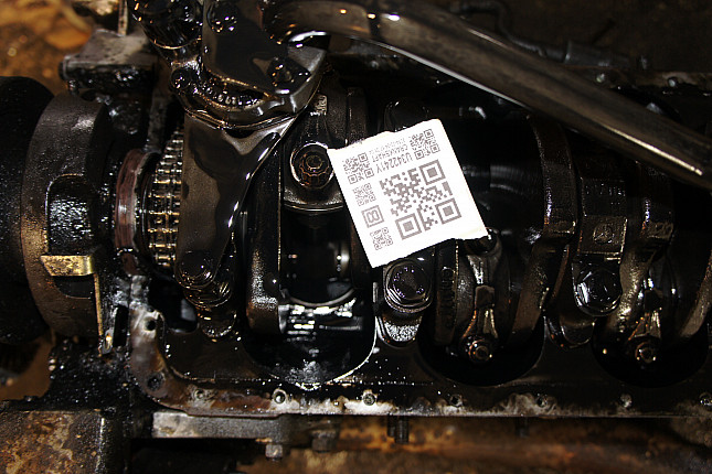 Фотография блока двигателя без поддона (коленвала) MERCEDES-BENZ OM 616.963 + МКПП