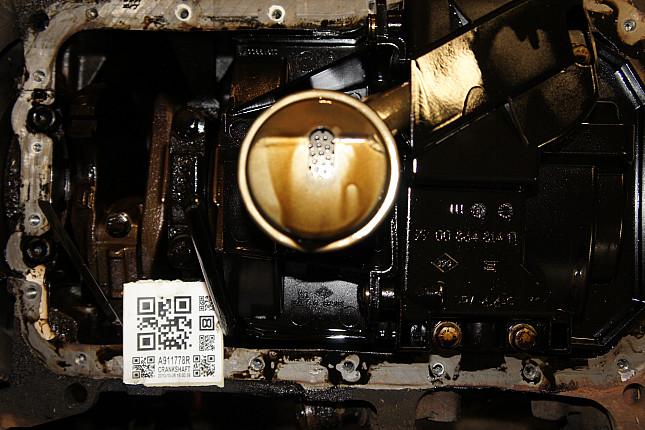 Фотография блока двигателя без поддона (коленвала) RENAULT F3R 722