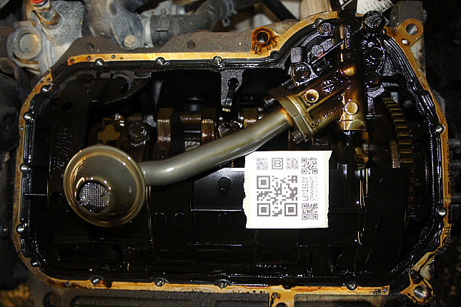 Фотография блока двигателя без поддона (коленвала) AUDI AEB