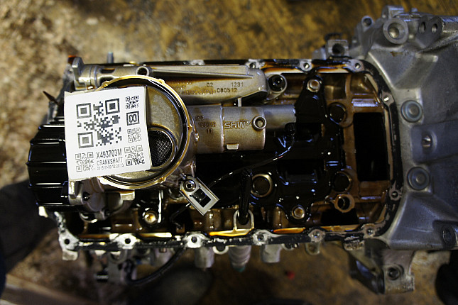 Фотография блока двигателя без поддона (коленвала) Peugeot EP6