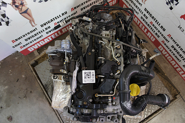 Фотография контрактного двигателя сверху Opel M9R 780