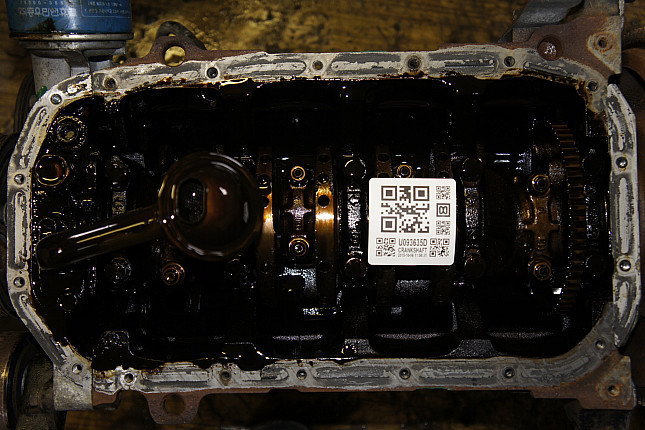 Фотография блока двигателя без поддона (коленвала) Hyundai G4ED-G