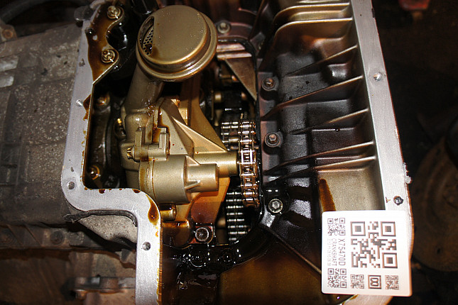 Фотография блока двигателя без поддона (коленвала) MERCEDES-BENZ M 112.921