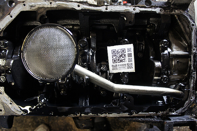 Фотография блока двигателя без поддона (коленвала) MITSUBISHI 4 D 56 T