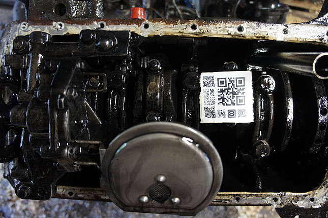 Фотография блока двигателя без поддона (коленвала) PEUGEOT 161A (XUD7)