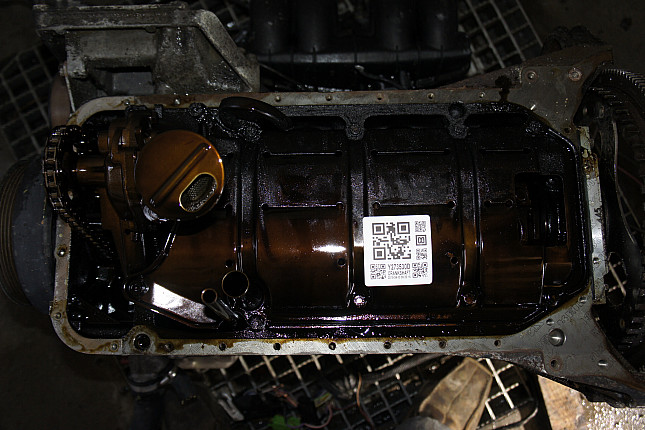 Фотография блока двигателя без поддона (коленвала) Mercedes M 111.970