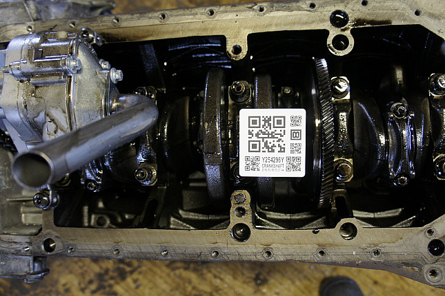 Фотография блока двигателя без поддона (коленвала) Mercedes OM 646.985