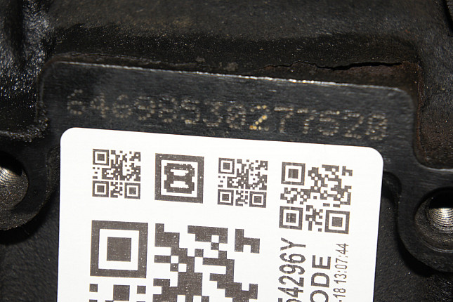Номер двигателя и фотография площадки Mercedes OM 646.985