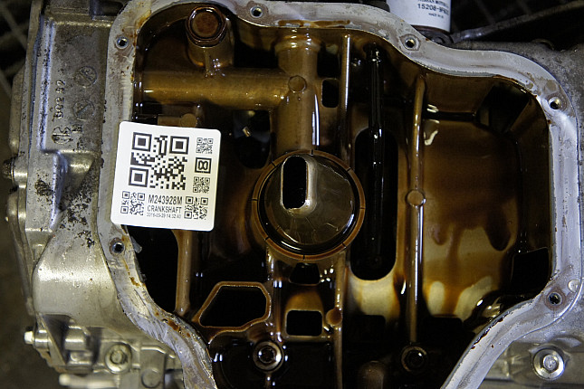 Фотография блока двигателя без поддона (коленвала) Nissan HR16DE