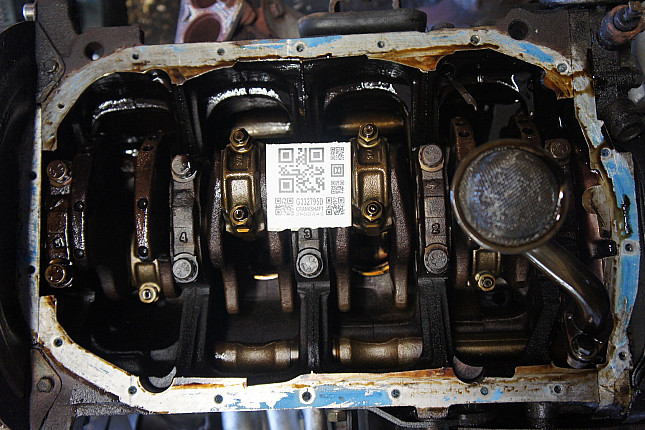 Фотография блока двигателя без поддона (коленвала) HYUNDAI G4CS