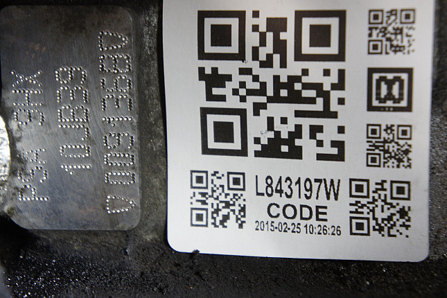 Номер двигателя и фотография площадки CITROËN 9HX + МКПП