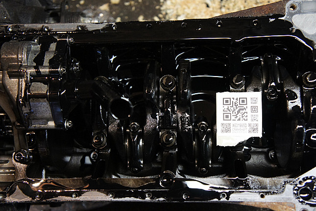 Фотография блока двигателя без поддона (коленвала) Mercedes OM 611.980