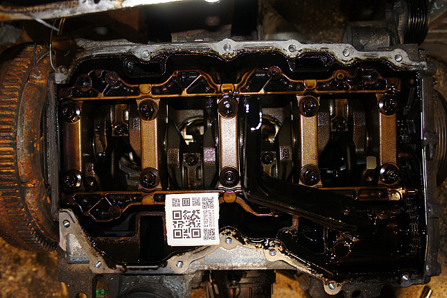 Фотография блока двигателя без поддона (коленвала) FORD CHBA
