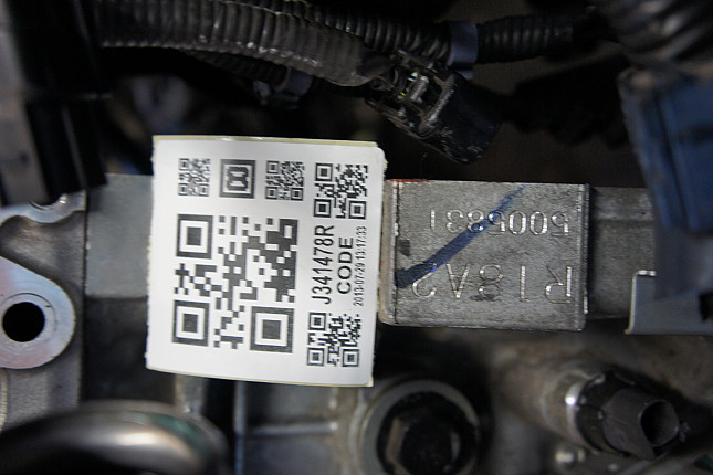 Номер двигателя и фотография площадки HONDA R18A2