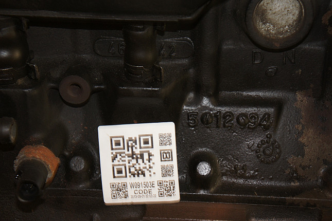 Номер двигателя и фотография площадки Dodge ECB