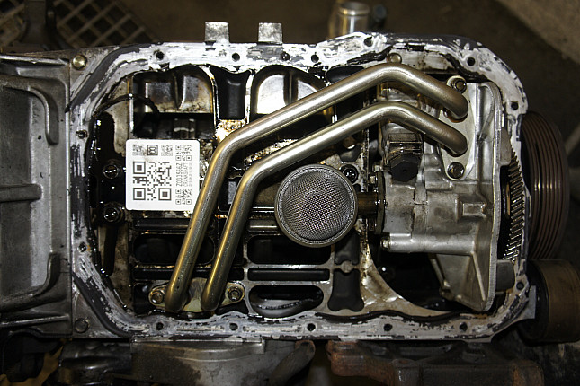 Фотография блока двигателя без поддона (коленвала) Mazda RF5C