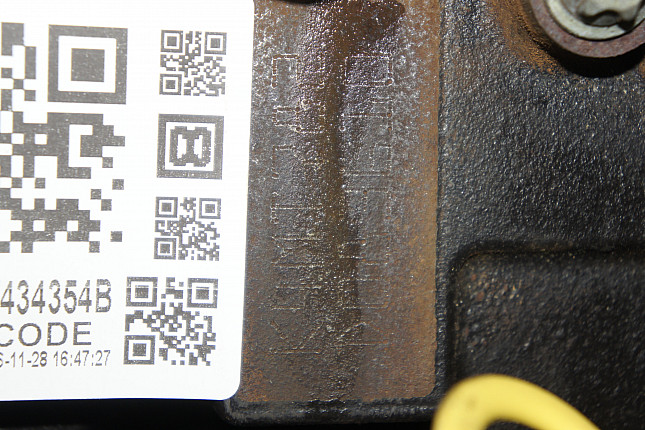 Номер двигателя и фотография площадки Renault K4M 782