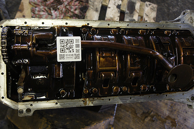 Фотография блока двигателя без поддона (коленвала) BMW M54 B30 (306S3)