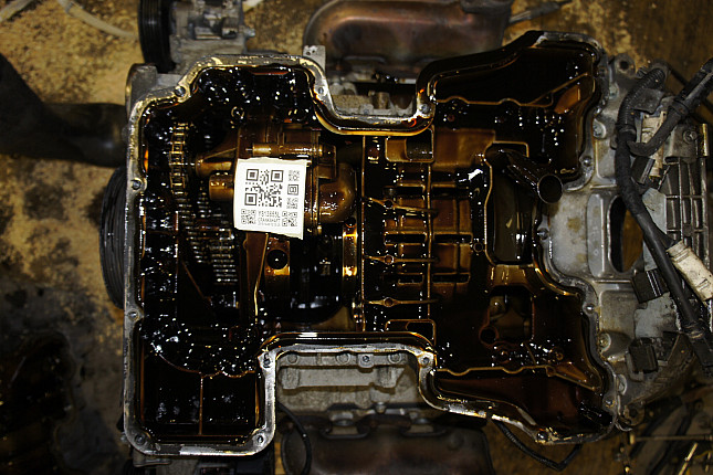 Фотография блока двигателя без поддона (коленвала) Mercedes M 112.955