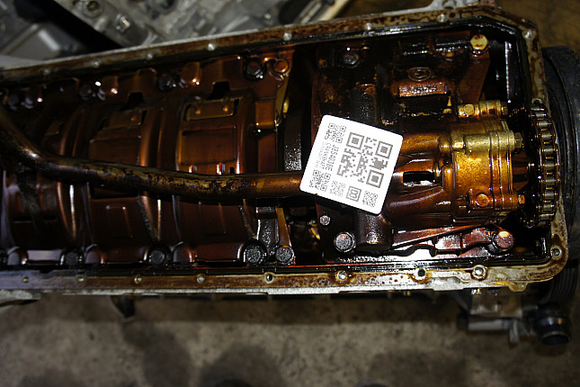 Фотография блока двигателя без поддона (коленвала) BMW M54 256 S5
