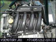 RENAULT CLIO II ДВИГАТЕЛЬ K4M 748 1.6(16V) 79KW/107 Л.С.