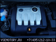 VW GOLF V TOURAN CADDY 1.9 TDI 105 Л.С. ДВИГАТЕЛЬ BRU